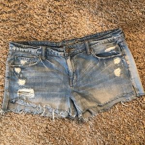Jean cut off shorts